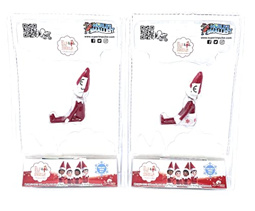 Elf on The Shelf Bundle Set of 2 Boy and Girl Light Tone - 4 Inches Tall O621