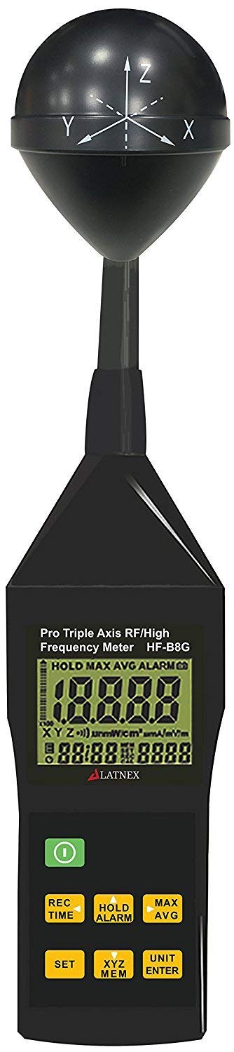 High Frequency 10Mhz-8Ghz Electromagnetic Radiation Meter E3627