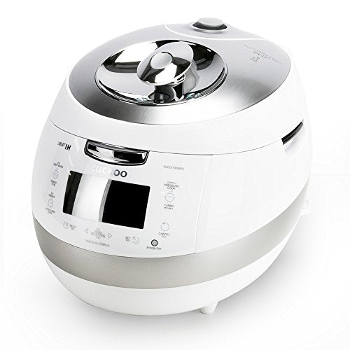 10-Cup Induction Heating Pressure Rice Cooker White Stainless Steel Q989923