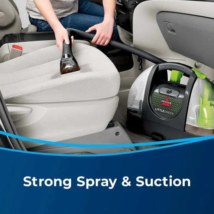 Silver Portable Carpet and Upholstery Cleaner E208