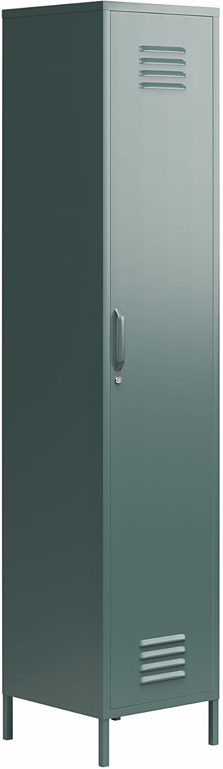 Hunter Green Metal Storage Cabinet I84833
