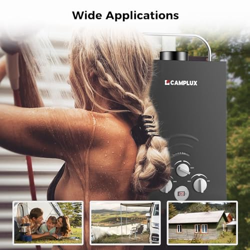 White 2.64 GPM Propane Portable Gas Water Heater T9958