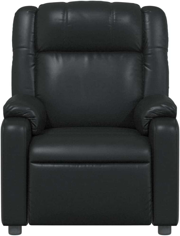 Black Faux Leather Massage Recliner Chair G43769