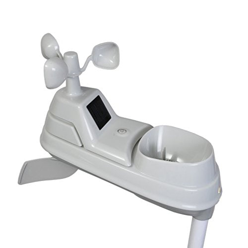 White 5-in-1 Weather Sensor with Rain Gauge S356926