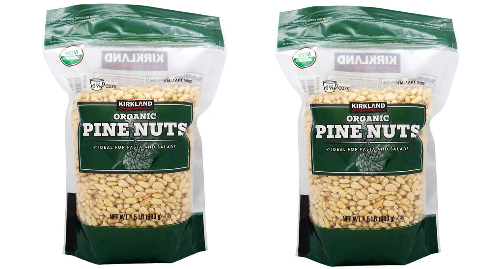 2 Pack Organic Pine Nuts, 1.5 lbs A9581