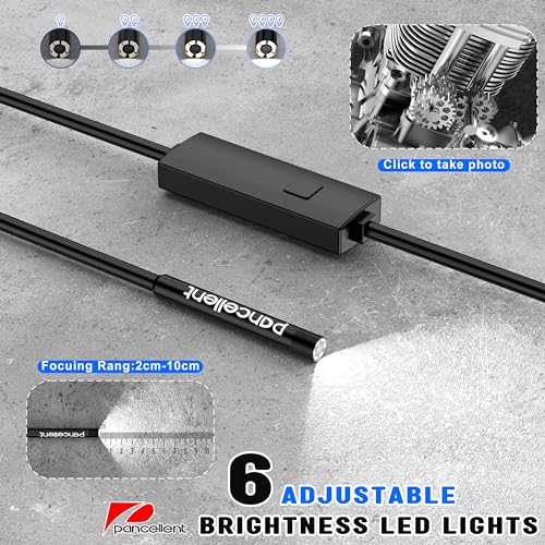 16.5 FT Snake Inspection Borescope Endoscope with 8 LED Lights V323