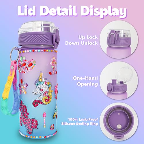 Gem Diamond Painting Water Bottle Kits M46823
