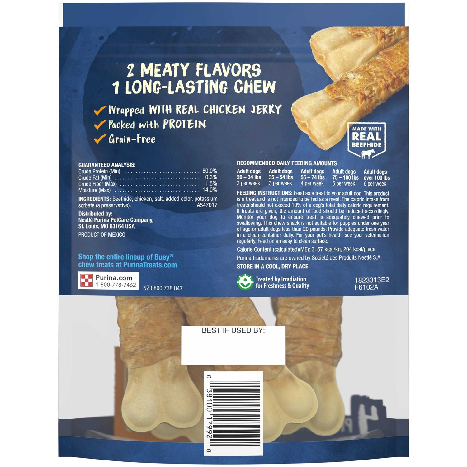 Beefhide & Chicken Dog Treats 4 Count Q552119