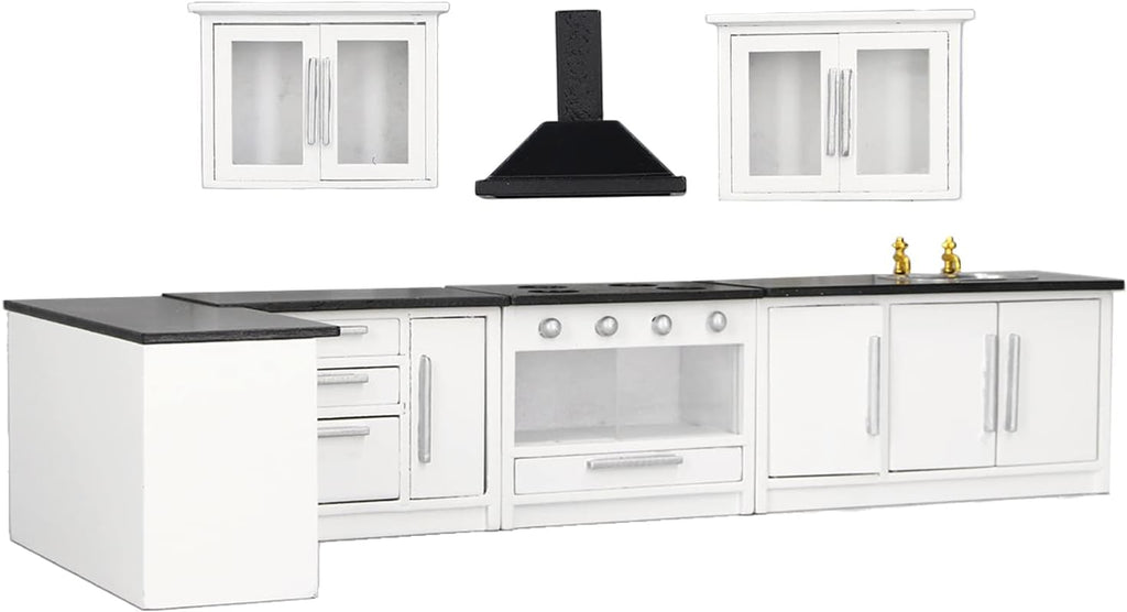 1:12 Mini Dollhouse Kitchen Cabinet Set T8537