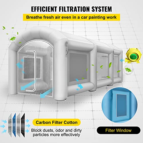 Inflatable Paint Booth with Filter System T806175