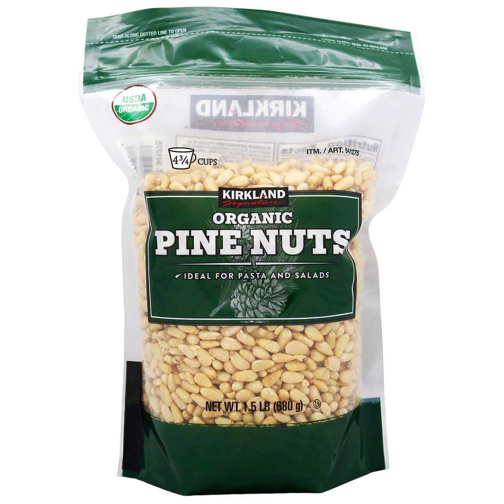 2 Pack Organic Pine Nuts, 1.5 lbs A9581