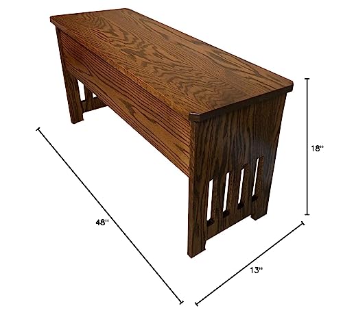 Wooden Storage Bench with Flip Top Lid R32162