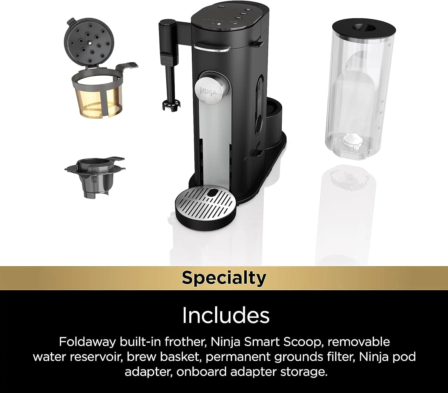 Black Single-Serve Coffee Maker L92202