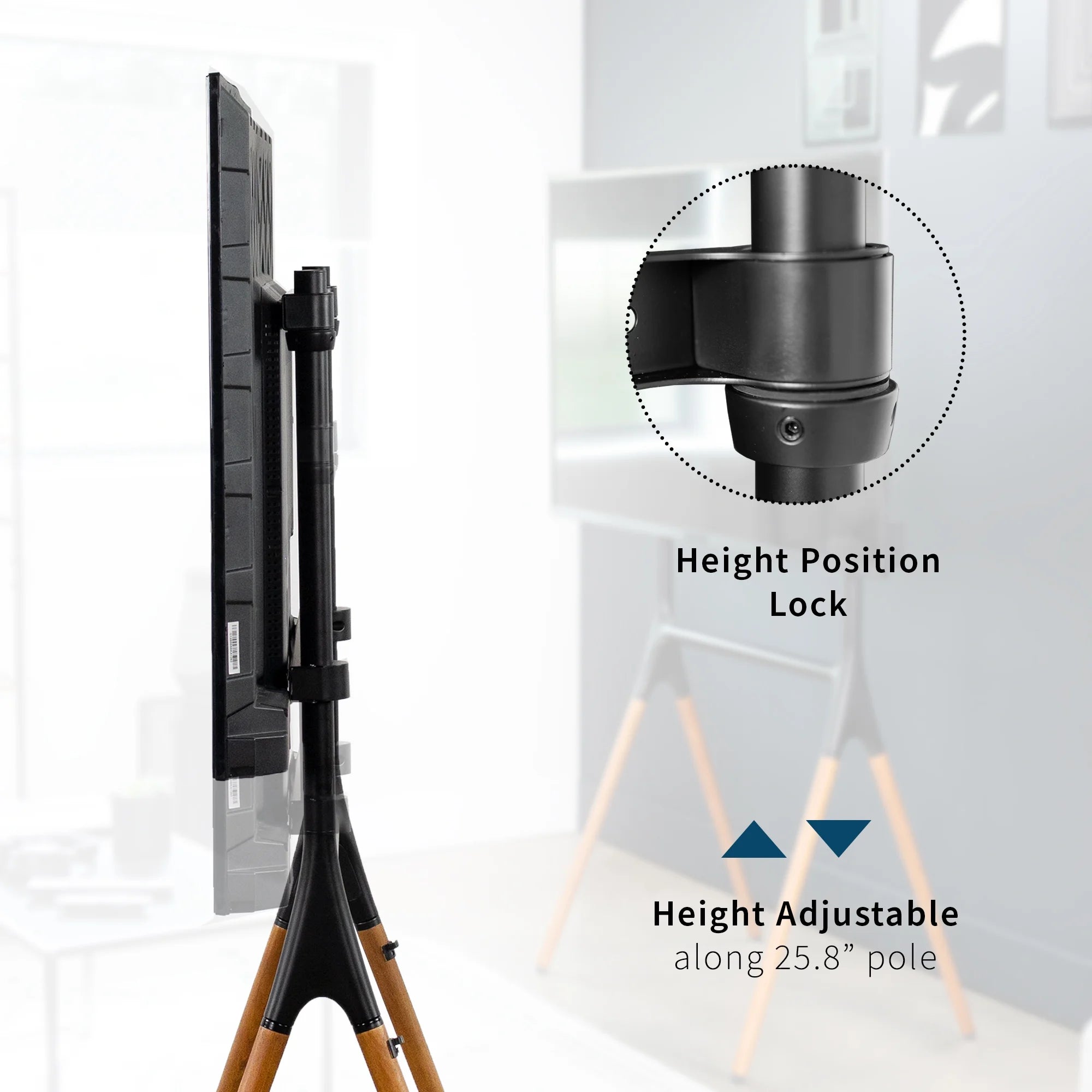 Adjustable Floor TV Stand Mounts 49" to 70" Screens M13489
