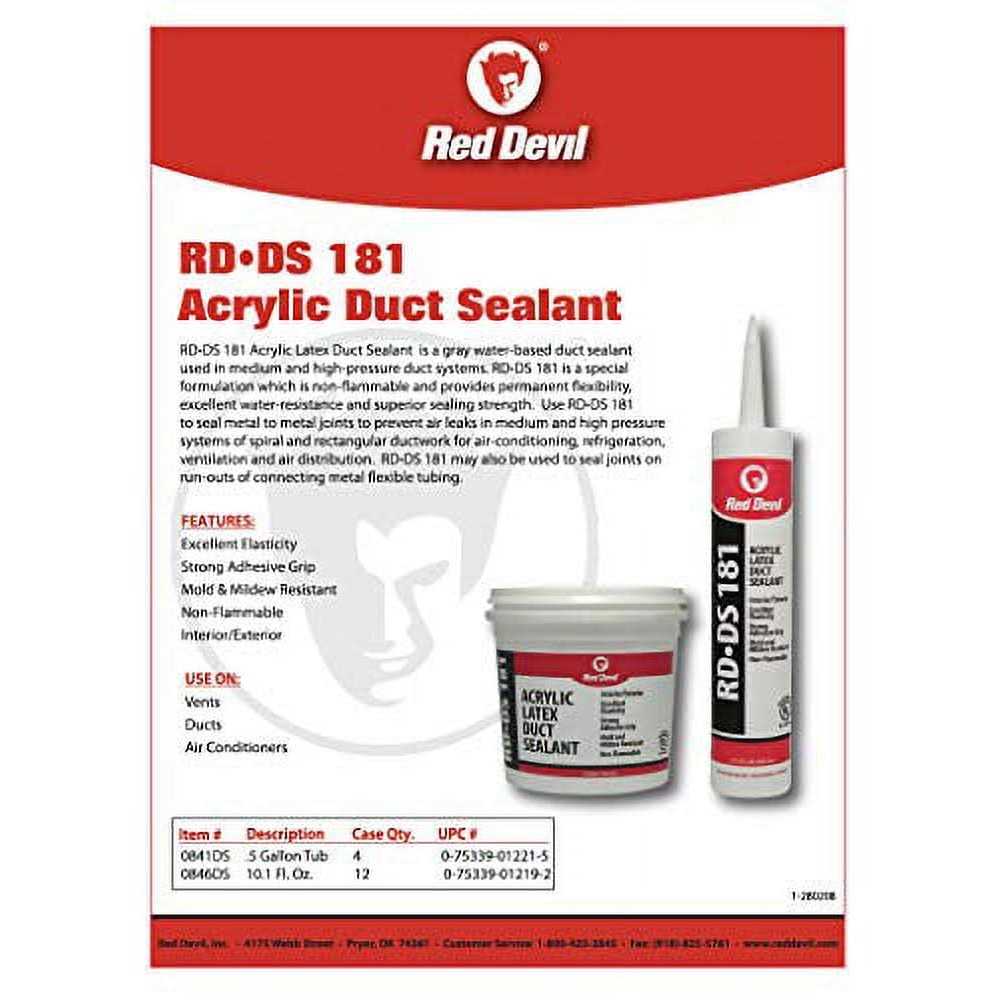 0.5 Gal. Acrylic Latex Duct Sealant V15586