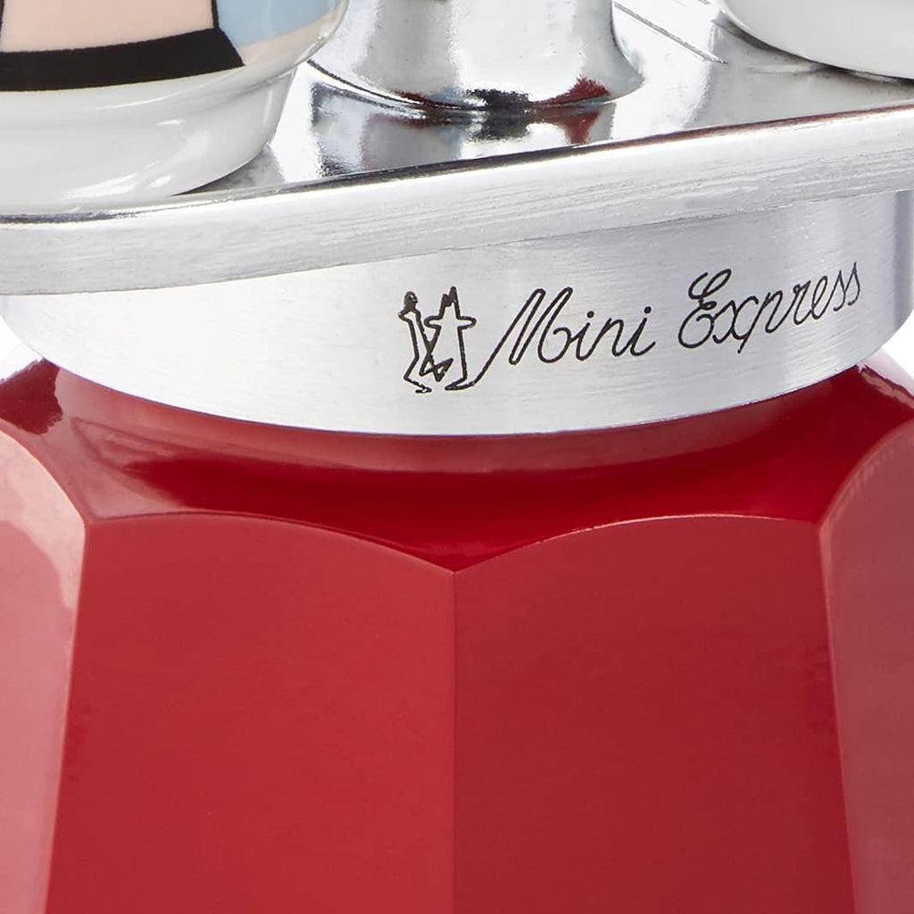 Red Aluminium Moka Set 2-Cup 2.8 Oz C51877
