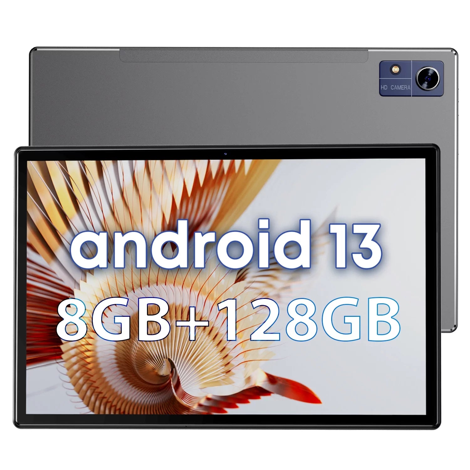 10.51" Tablet, 128GB ROM, 4GB RAM, Android 13, Octa-Core Processor, 4G LTE K126