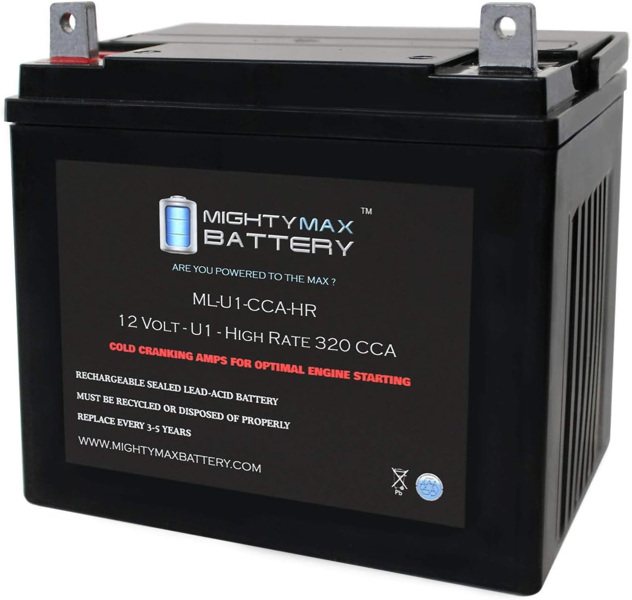 12V 320CCA Battery U12372