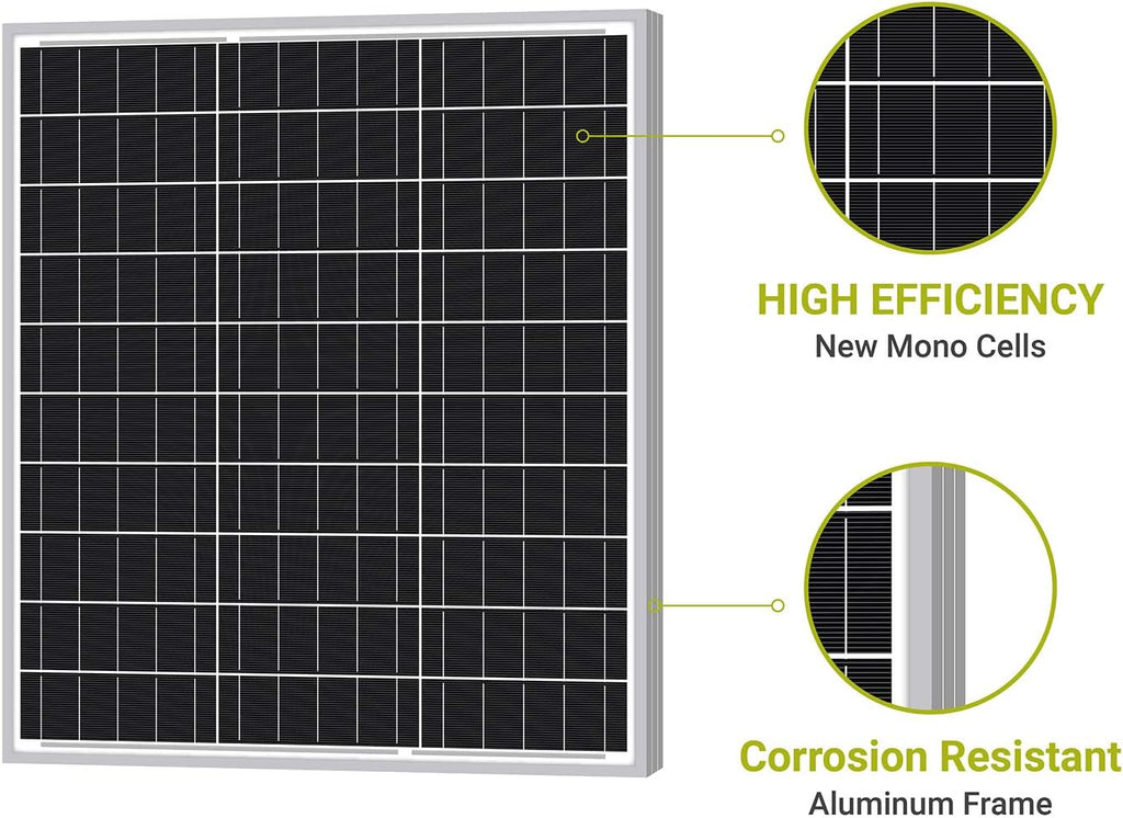 50W 12V Monocrystalline Solar Panel B128117