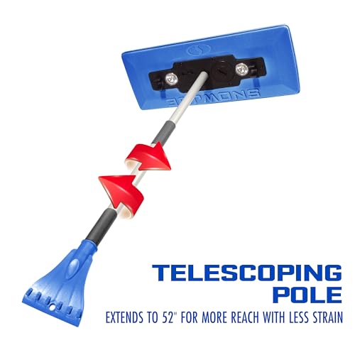 18-Inch Foam Head Snow Broom Ice Scraper I977