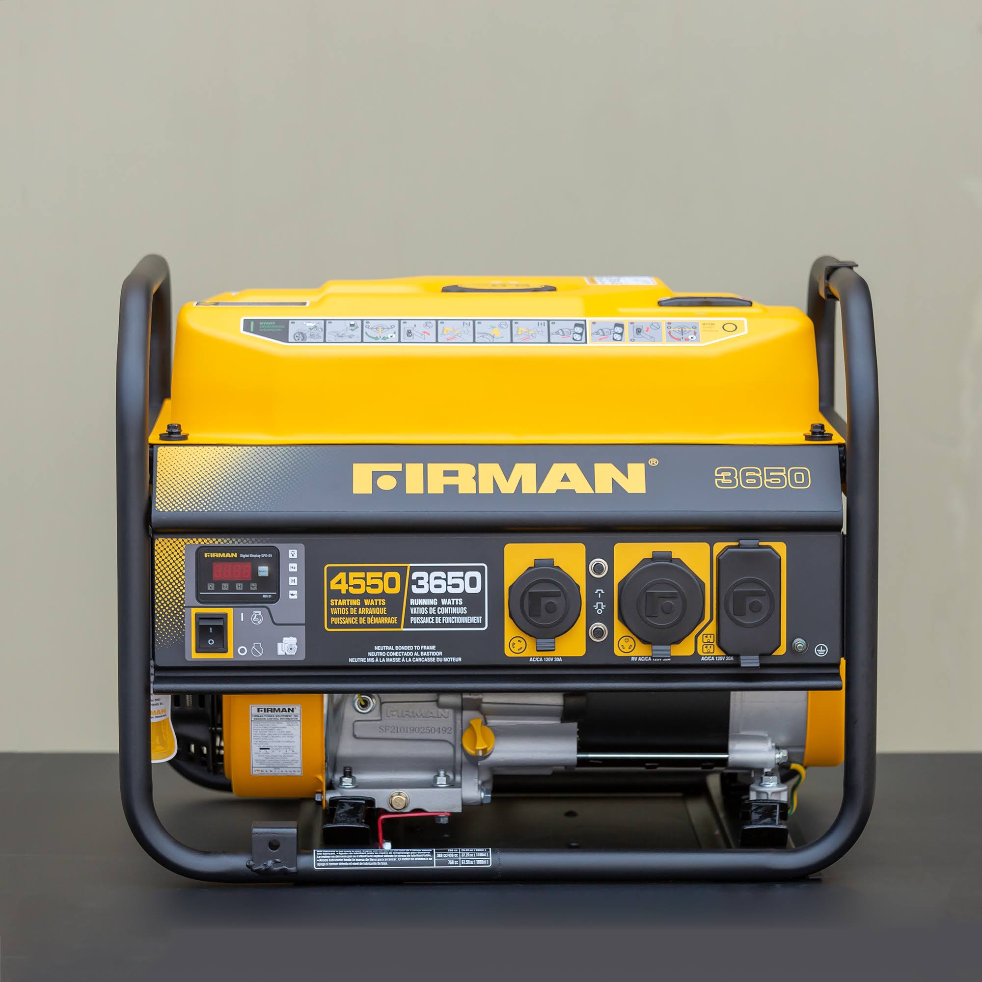 Portable Generator 3650/4550 Watt Gas Powered B85481