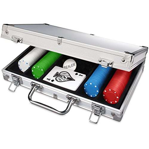 300-Piece Poker Set with Aluminum Carrying Case L1667