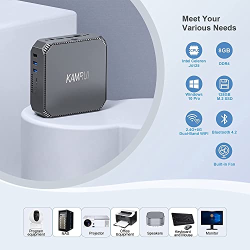 Mini PC Ryzen 7 5700U 16GB DDR4 RAM 512GB NVME SSD Y612753