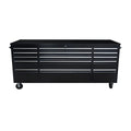 15-Drawers Rolling Tool Chest with Wheels Mobile Tool Storage Cabinet with Wooden Top F571630