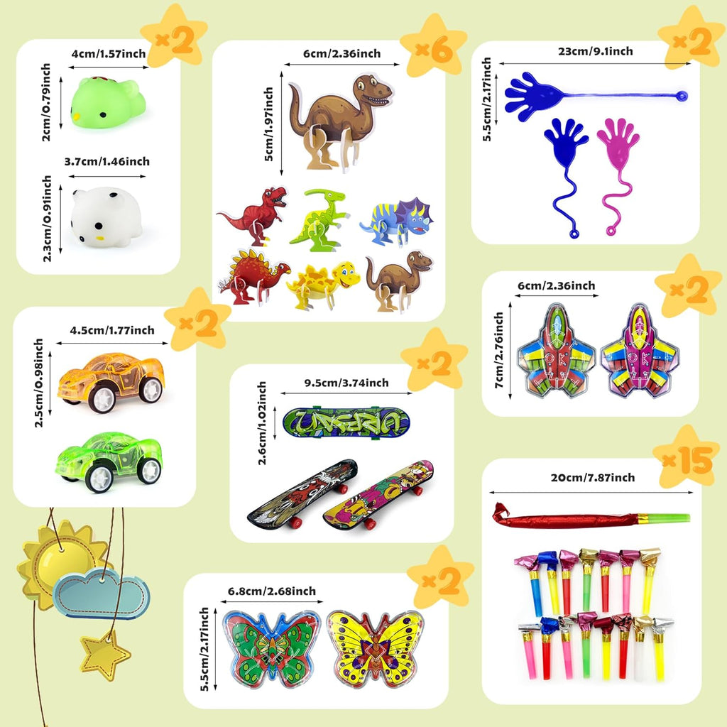 80PCS Party Favors Toy Assortment Bulk Toys J91582