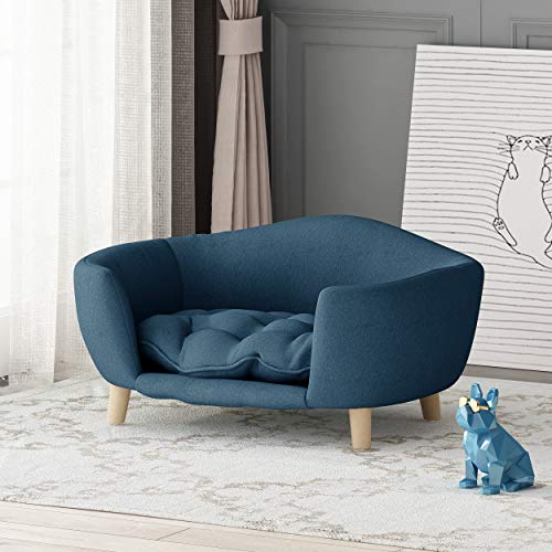 Dark Gray Plush Pet Bed R300