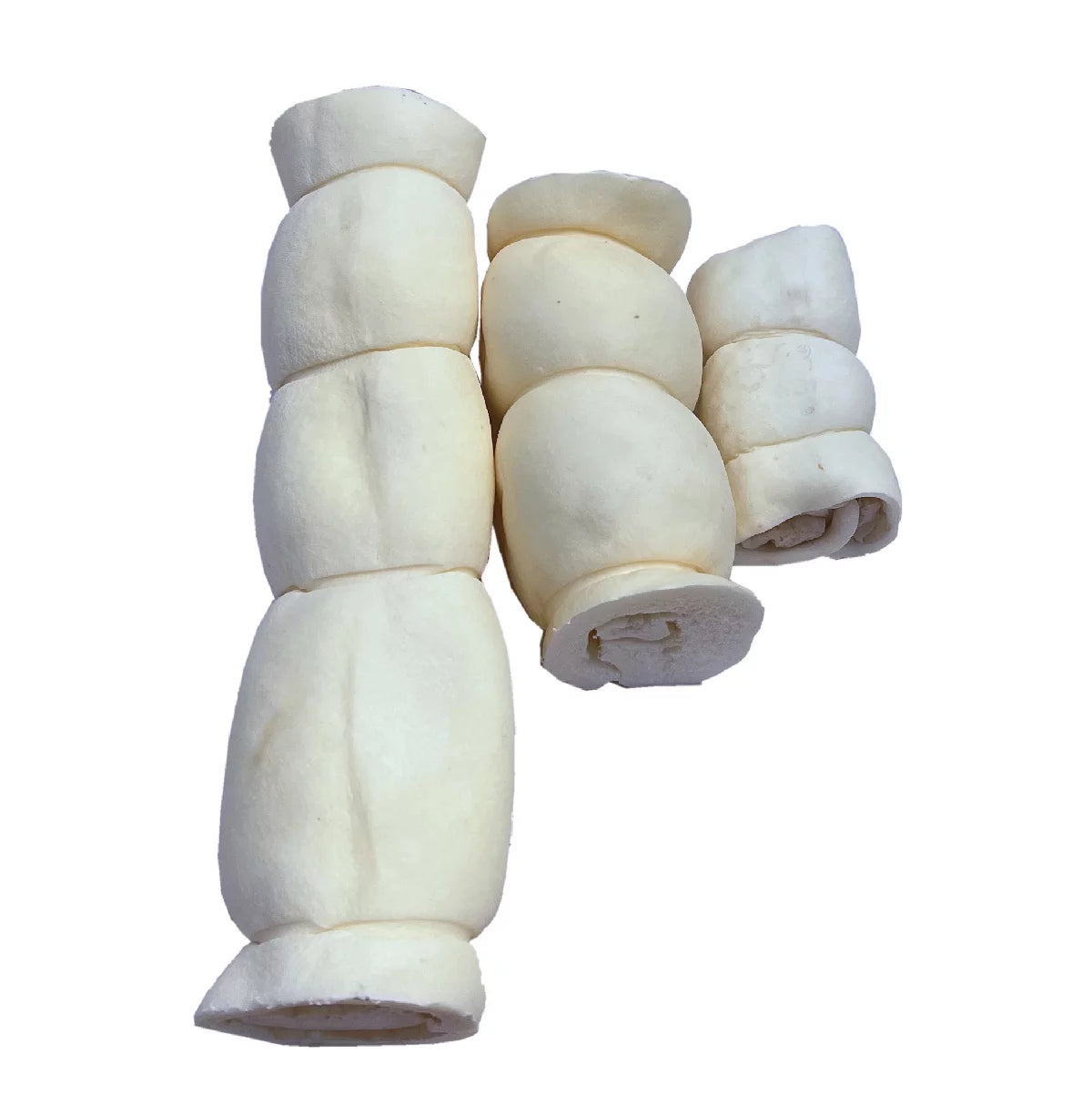 Beef Cheek Rolls Natural Chew Size:6" Pack of 5 H437595