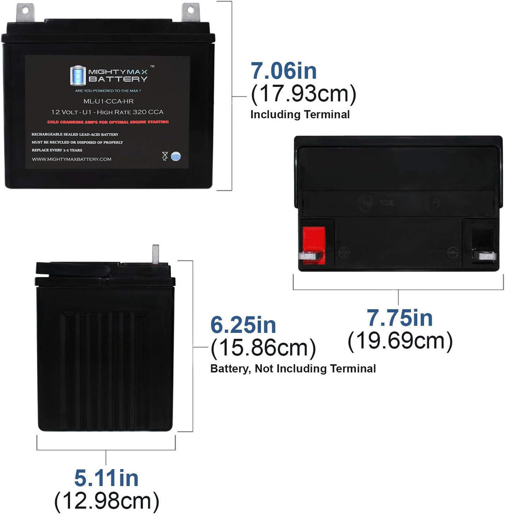12V 320CCA Battery U12372