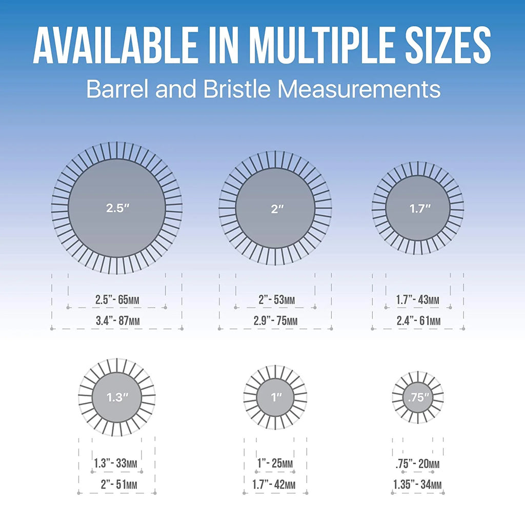 Small Ceramic Round Brush, 1.3 inch I777