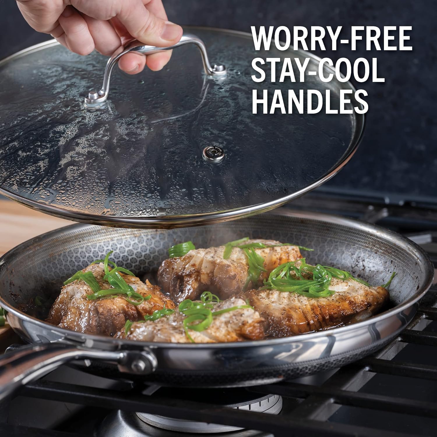 4 Piece Hybrid Stainless Steel Cookware Set P2639