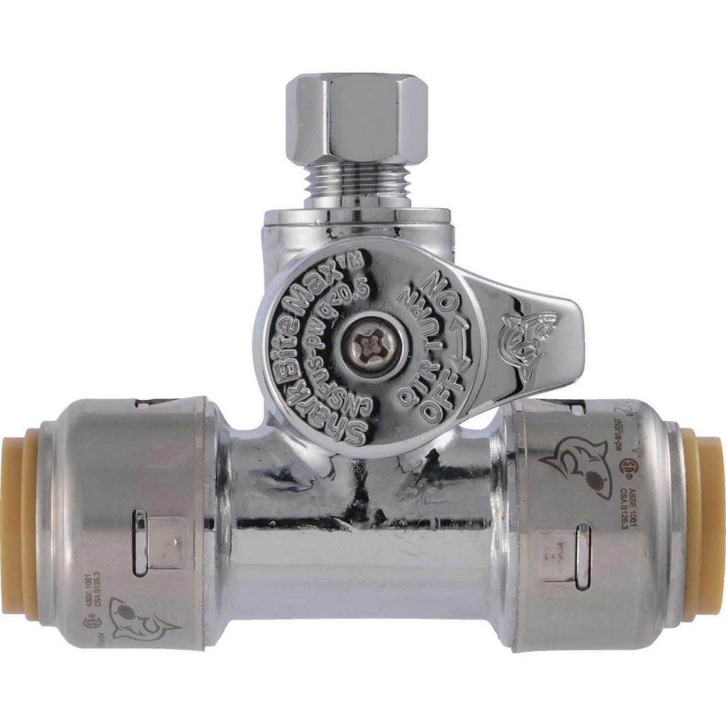 Push-to-Connect Tee 1/2 In. x 1/2 In. x 1/4 K52415