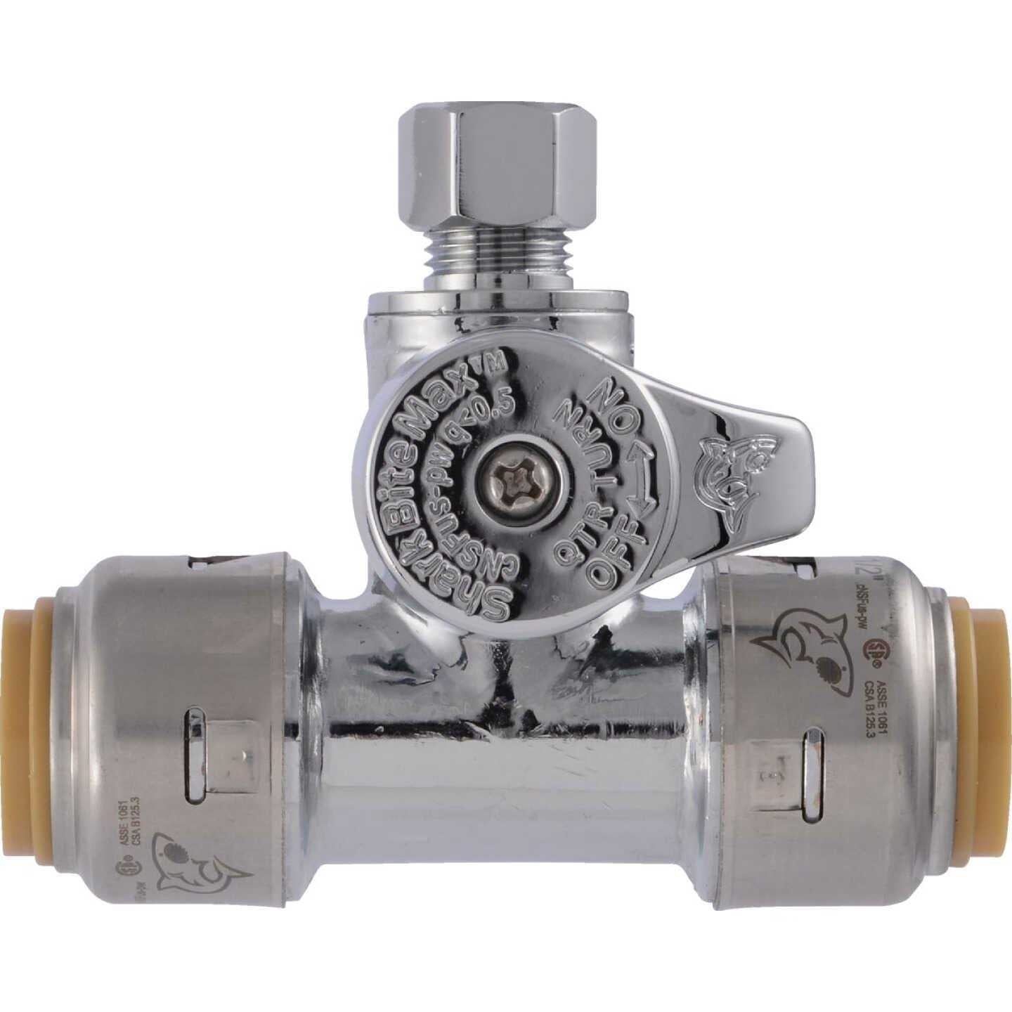 Push-to-Connect Tee 1/2 In. x 1/2 In. x 1/4 K52415