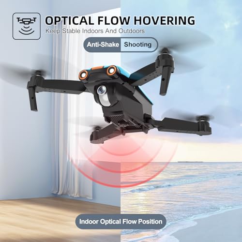 Drone with 4K Camera, Foldable FPV Drone, 26 Mins Flight Time, Brushless Motor, 2 Batteries T1872