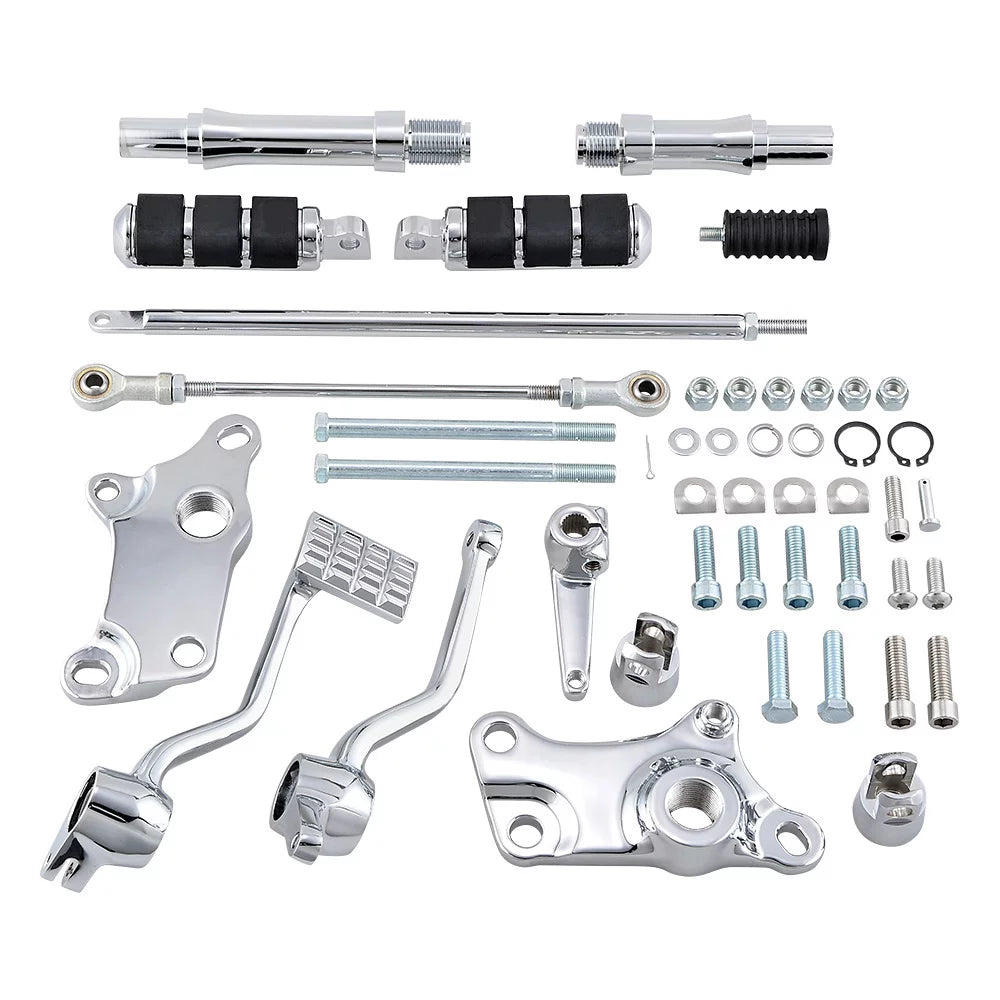 Chrome Forward Controls Kit for Harley Sportster XL 883 1200 A333452