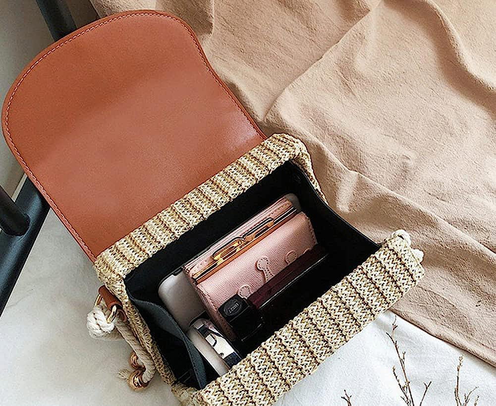 Straw Crossbody Bag K1748