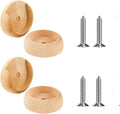 Wooden Closet Pole Sockets and Screws Closet Pole Rod Holders S764468