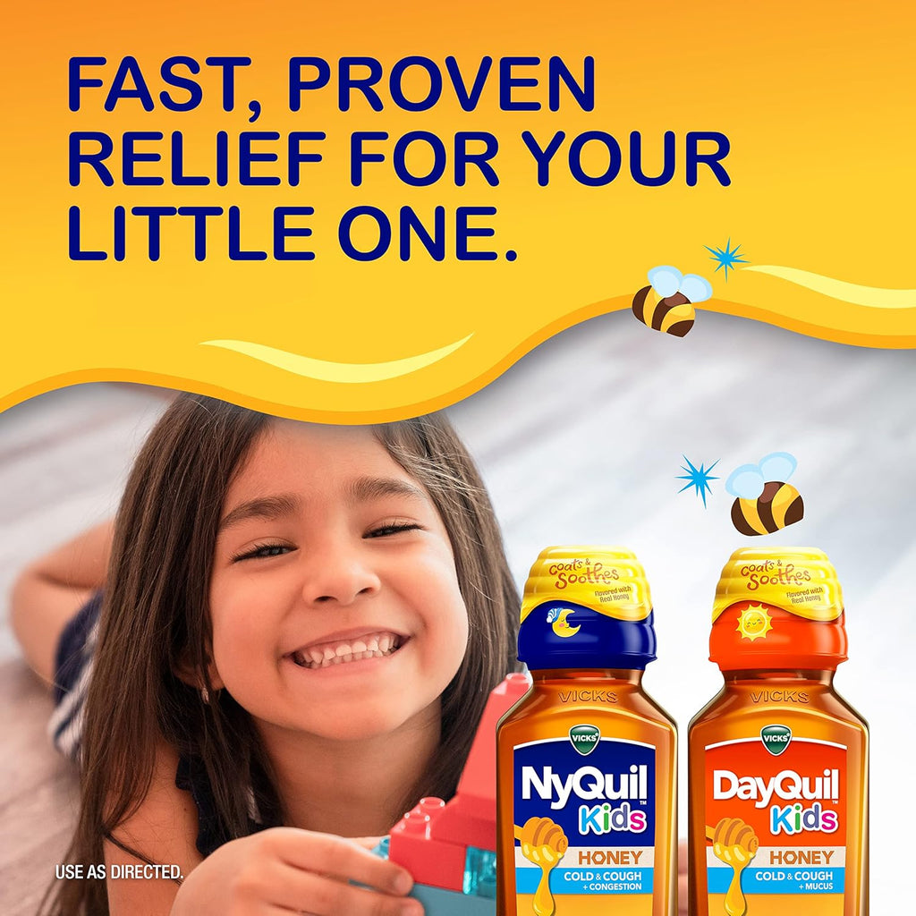Honey Cold & Cough + Congestion Relief Co-Pack, 2-8 OZ Bottles G29665