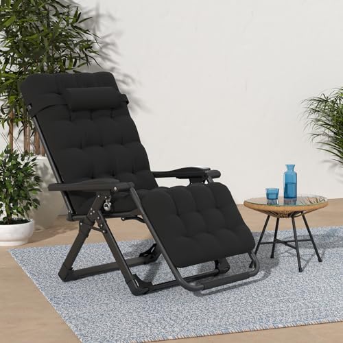 Zero Gravity Reclining Chair with Removable Cushion A6322