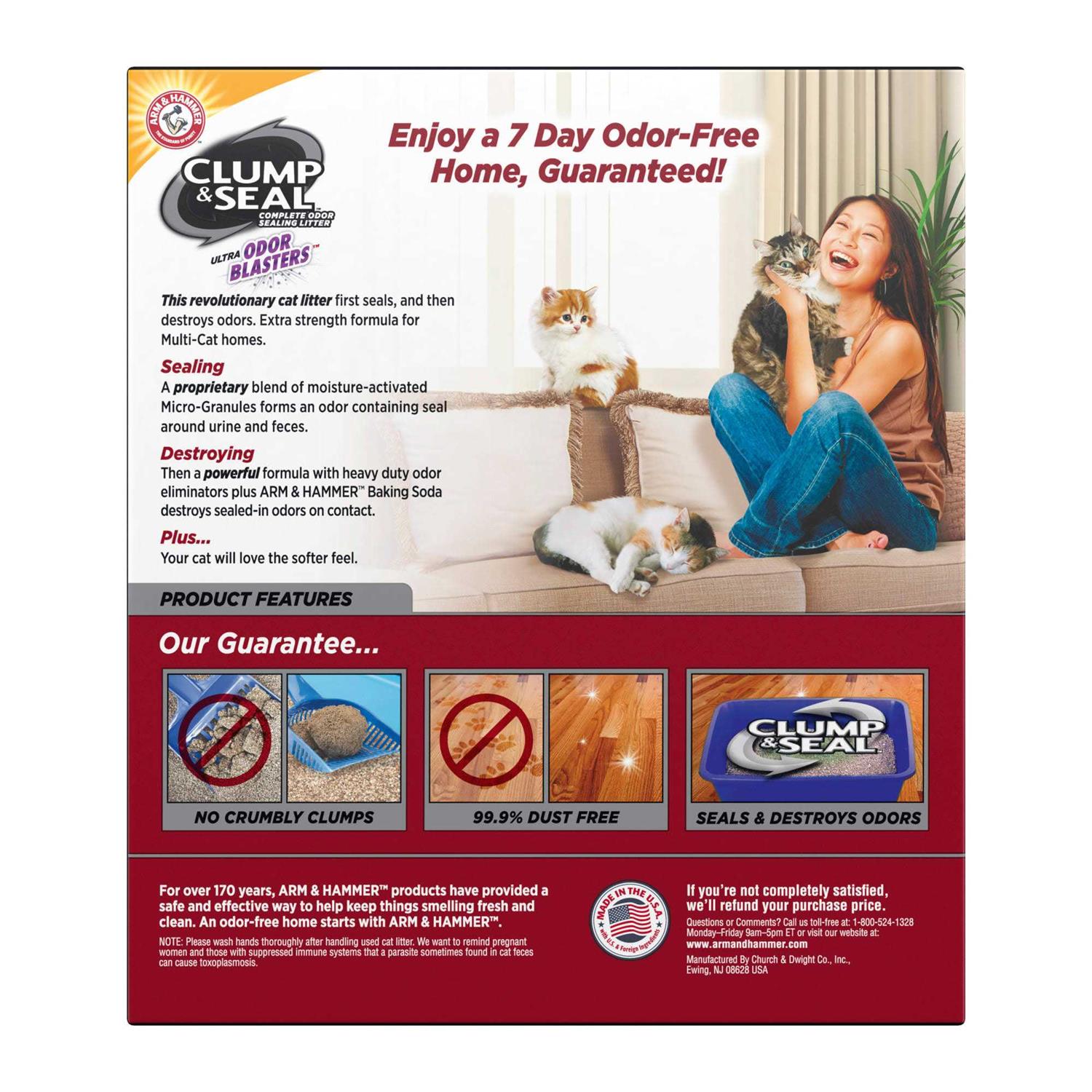 Arm Hammer Clump Seal Cat Litter Z1047
