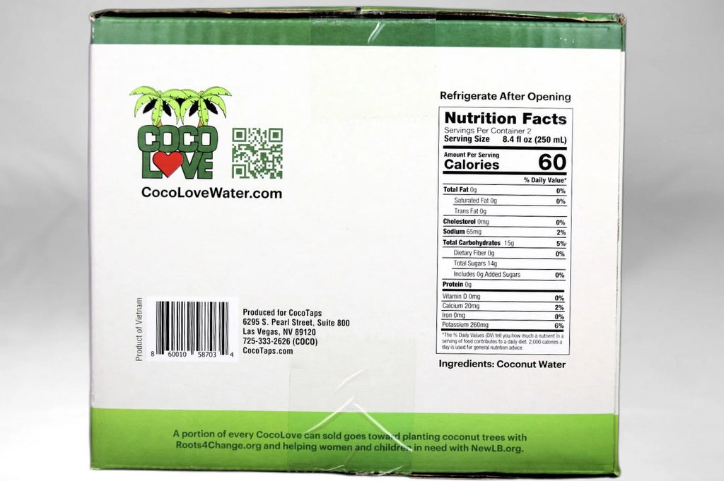 16.9 Fl oz 12 Count Coconut Water H457959
