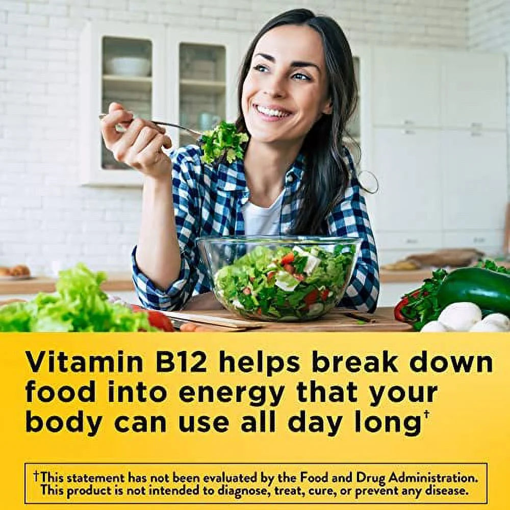 Vitamin B12 3000 mcg Dietary Supplement, 60 Softgels R785753