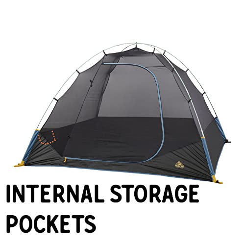 4 Person Camping Tent with Fiberglass Poles V58954