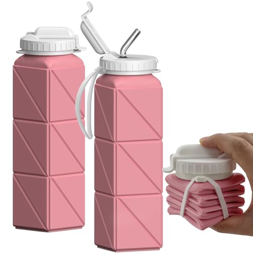Collapsible Silicone Water Bottle 610ml T66568