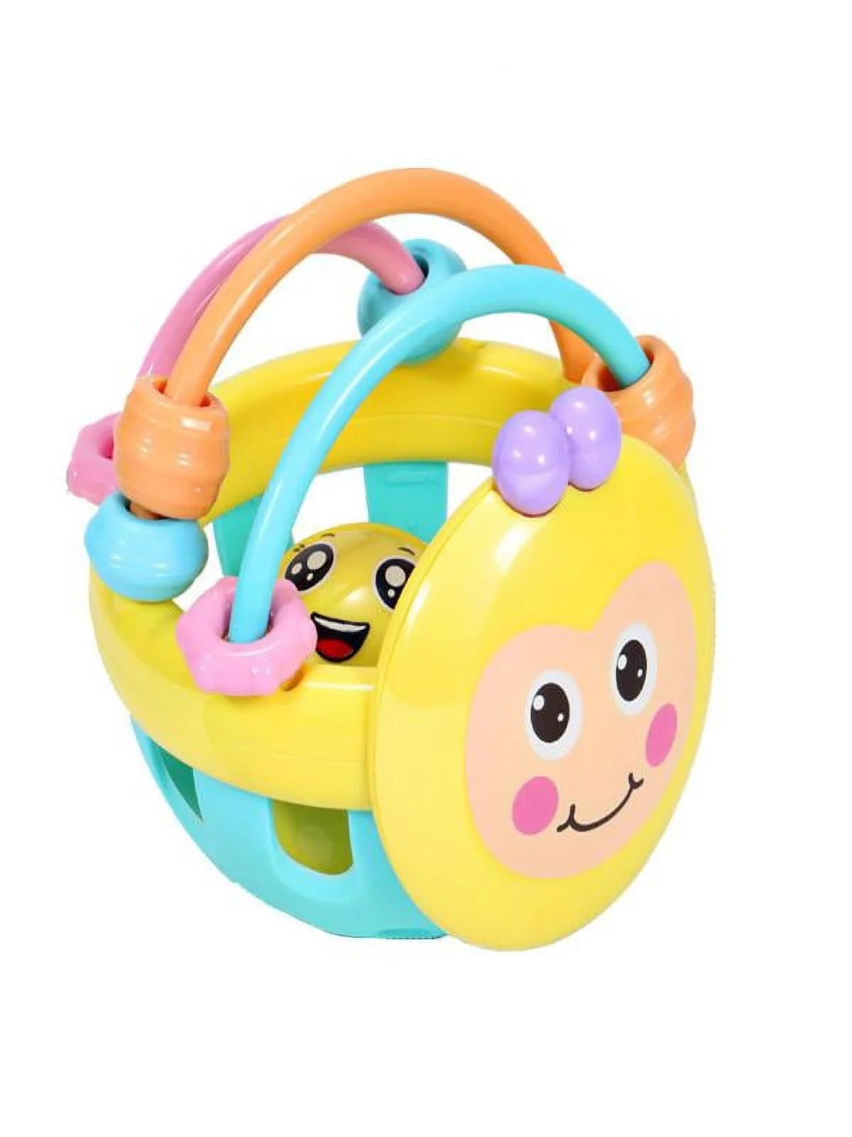 Baby Hand Bell Rattles Ball Toys, Activity Ball Infant Toys, Shaker, Grab Rattle J136