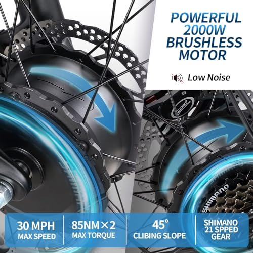 2000W 26x4 Inch Fat Tire Electric Bike V66536