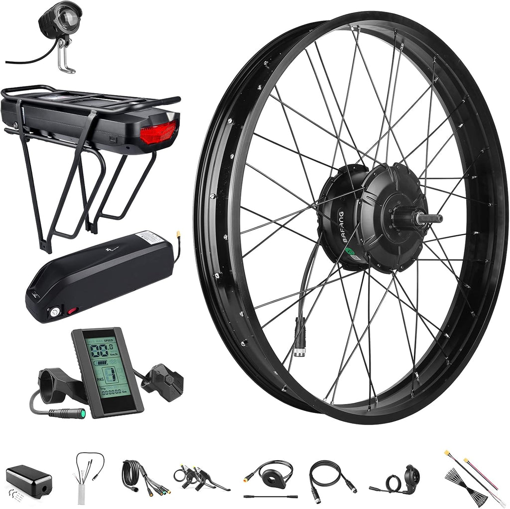 48V 1000W Rear Hub Motor Ebike Conversion Kit for 26 Fat Tire Bikes N5903